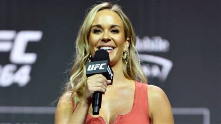 Laura has become UFC's first female colour commentator since Kathy Long