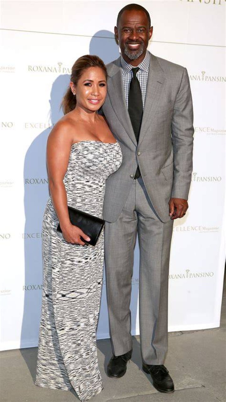Leilani Malia Mendoza and Brian McKnight attend Celebrity Fight Night XXV on March 23, 2019, in Phoenix, Arizona