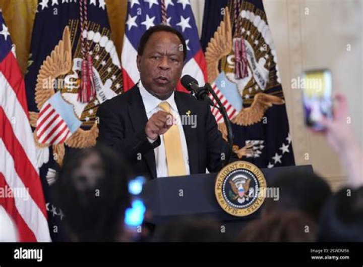 Leo Terrell speaks in February of 2021