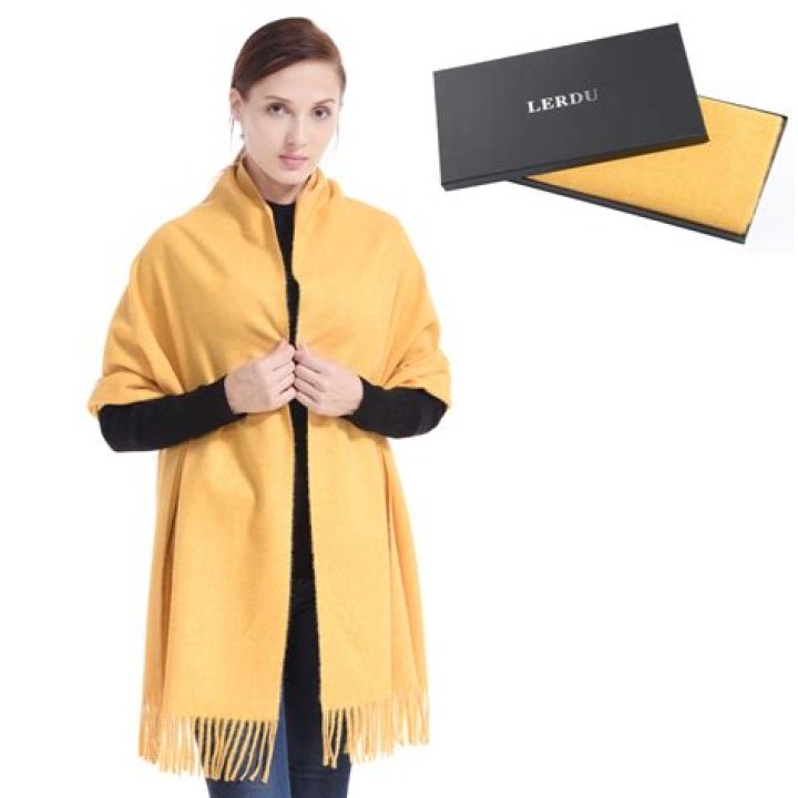 LERDU Women's Cashmere Shawls Wraps Scarf