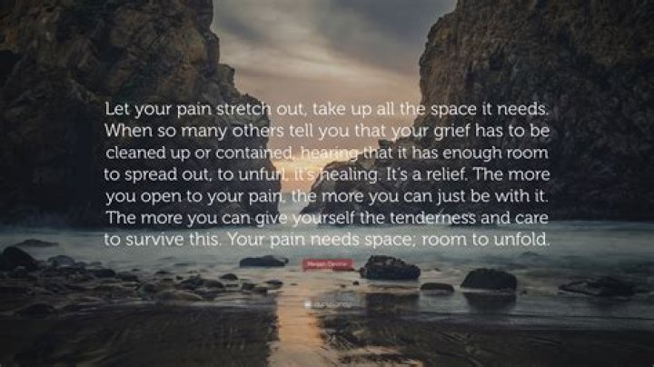 Let your pain out so that you can finally heal