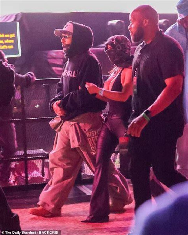 Lewis at Coachella where fans think Juliana is visible in the background