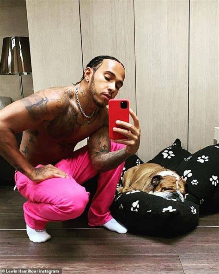 Lewis Hamilton shows off his Mercedes-Benz GLC SUV