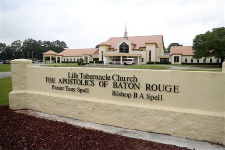  Life Tabernacle Church. Pastor Tony Spell says he will keep violating a ban on gatherings because God told him to.