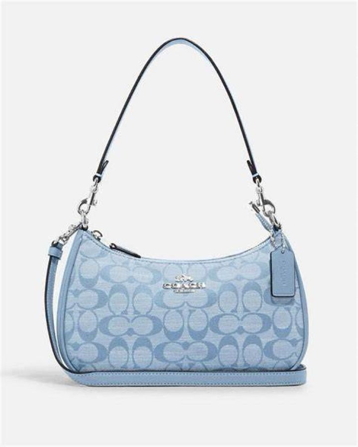 light blue bag