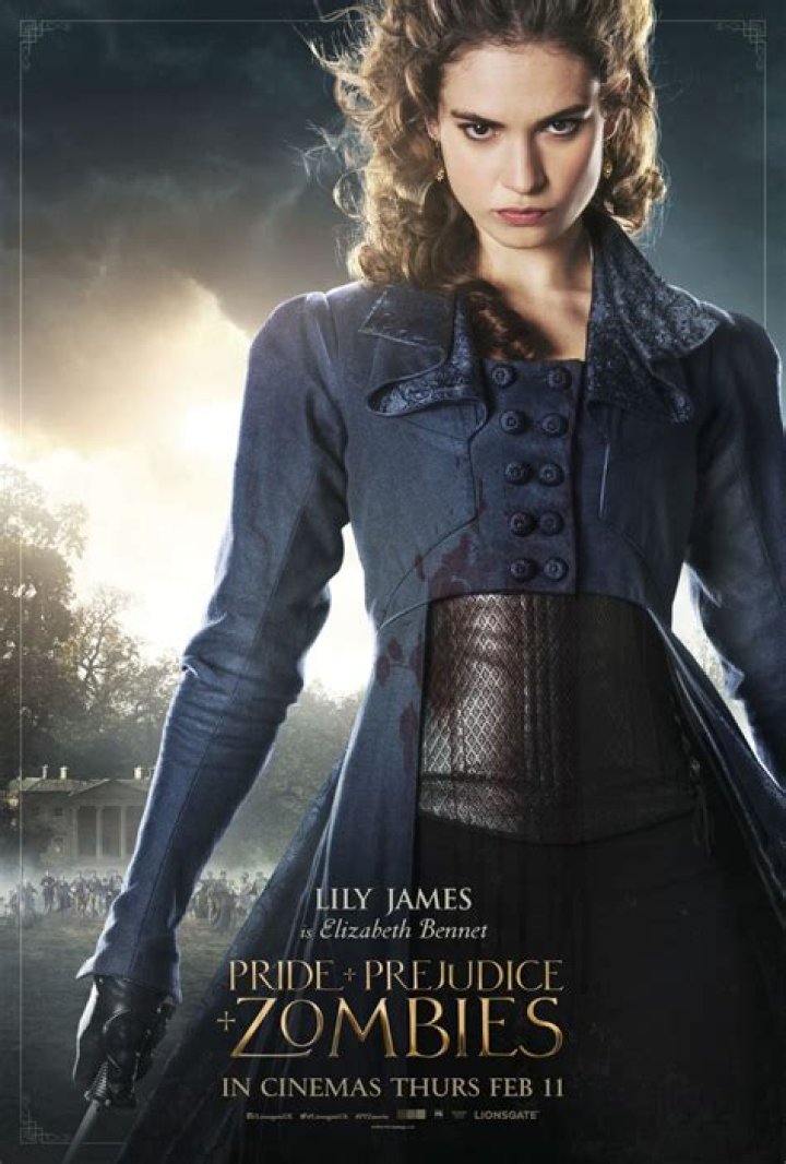 Lily James in Pride and Prejudice and Zombies.