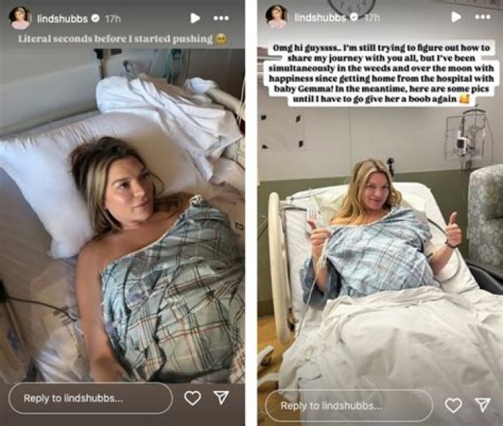 Lindsay gave birth to her first child in July, stunning fans with her natural beauty soon after welcoming the baby