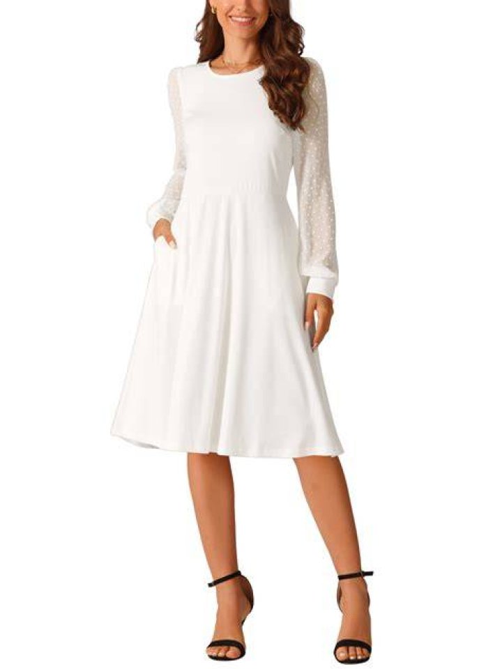 Long Sleeve Dress for Women Christmas Dresses for Women Red and Black Plaid L