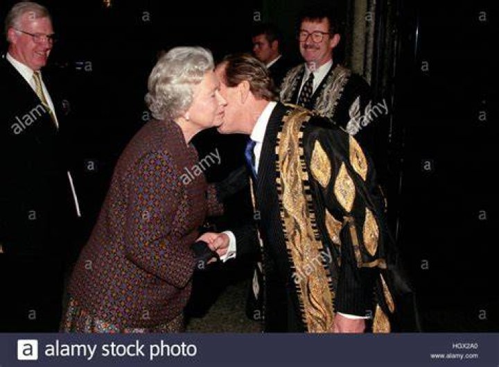  Lord Snowdon pictured with Queen Elizabeth II