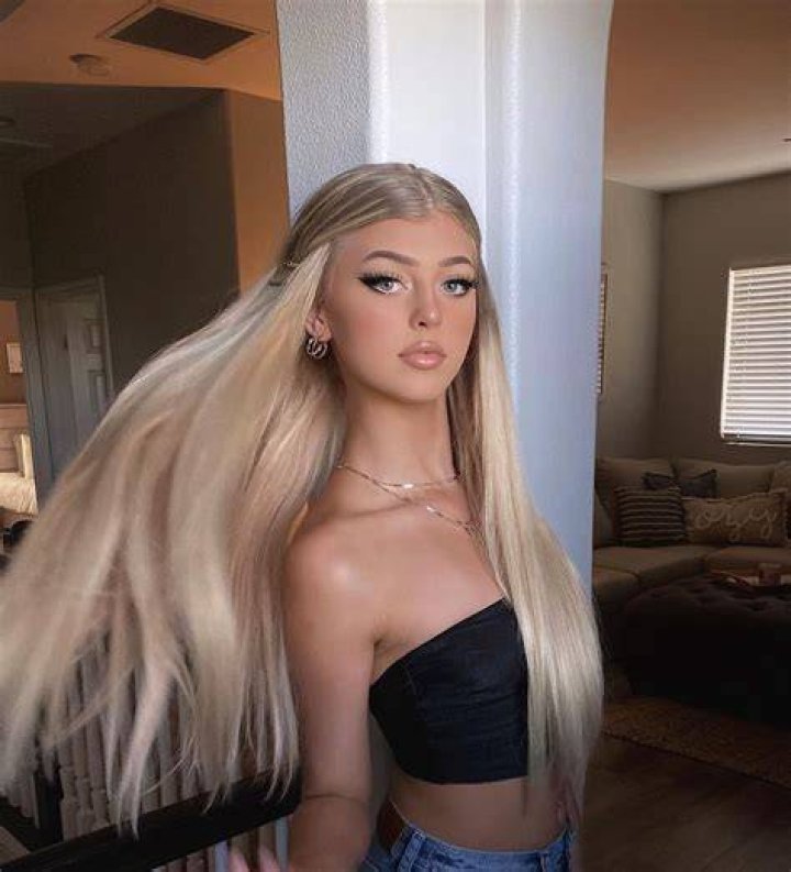 Loren Gray pictured on her Instagram with over 23million followers