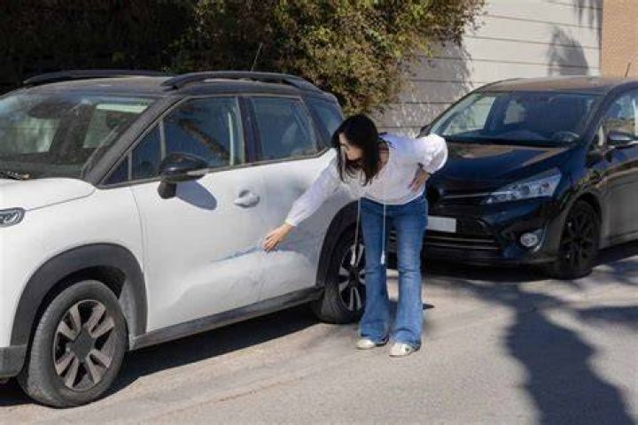  Lori hit a parked car hard enough for her own vehicle to flip over