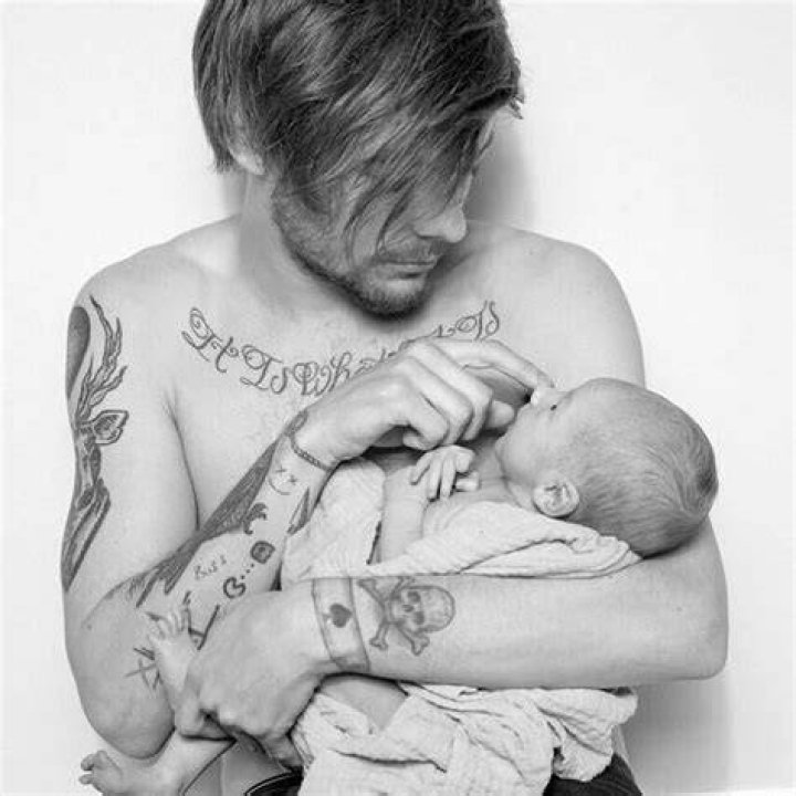 Louis Tomlinson as a baby.