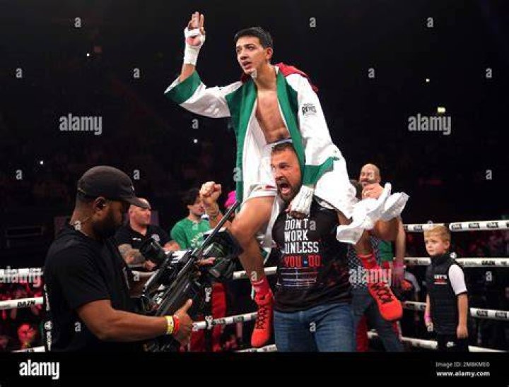 Luis Alcaraz Pineda training for the fight