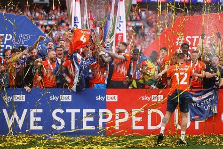 Luton are in the Championship play-offs