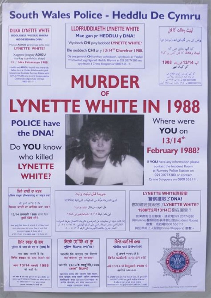Lynette White was murdered 33 years ago