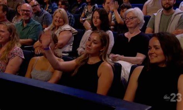 Maddie sweetly waved to Matt from the audience as he shared they met through Jeopardy!