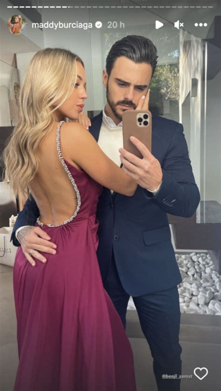 Maddy Burciaga and her boyfriend are enjoying Dubai from their sport car
