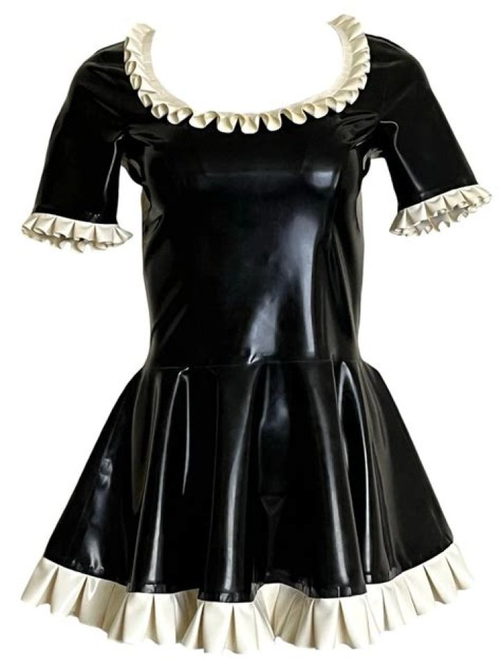 Maddy ordered a latex dress from Skims, but considered returning it