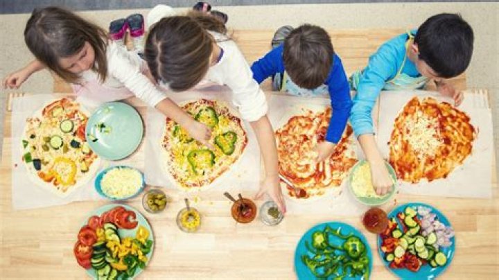 Making pizza is great fun and a favourite with kids