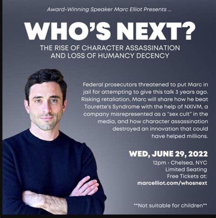 Marc Elliot says NXIVM 'will be back' as he sues over documentary claims