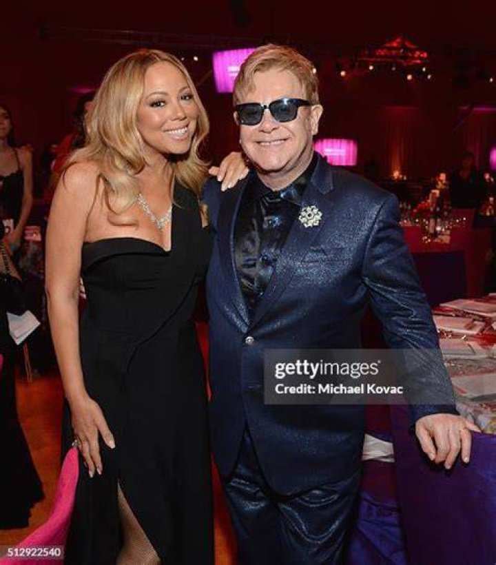 Mariah Carey and Elton John