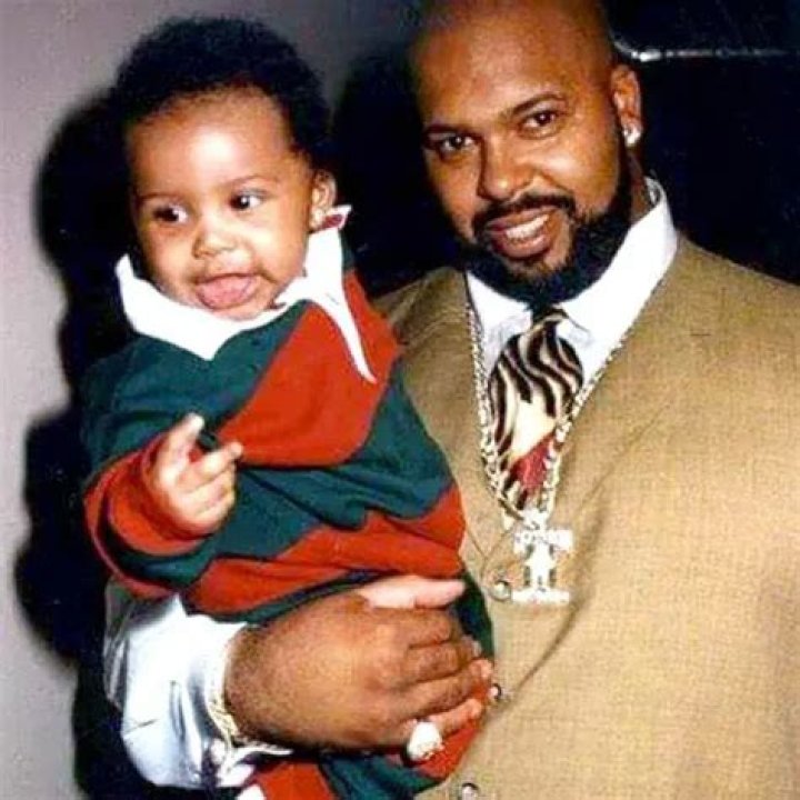 Marion Suge Knight with son Suge as a child