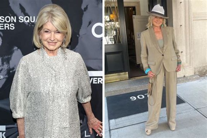 Martha has since gone even blonder, with Michael opting for a close shave