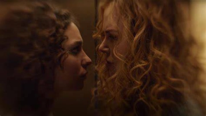 Matilda kissed Nicole Kidman when their characters are in a lift together on the show