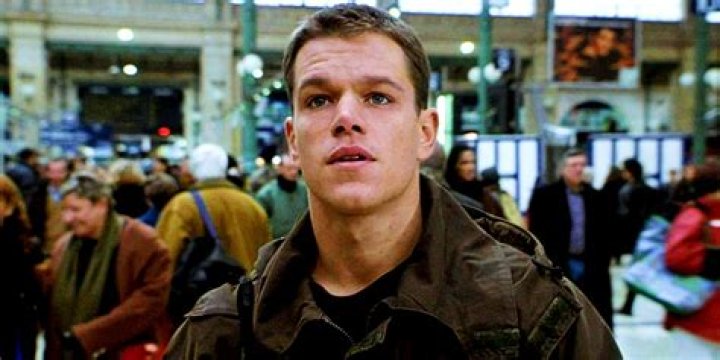 Matt Damon in Jason Bourne.