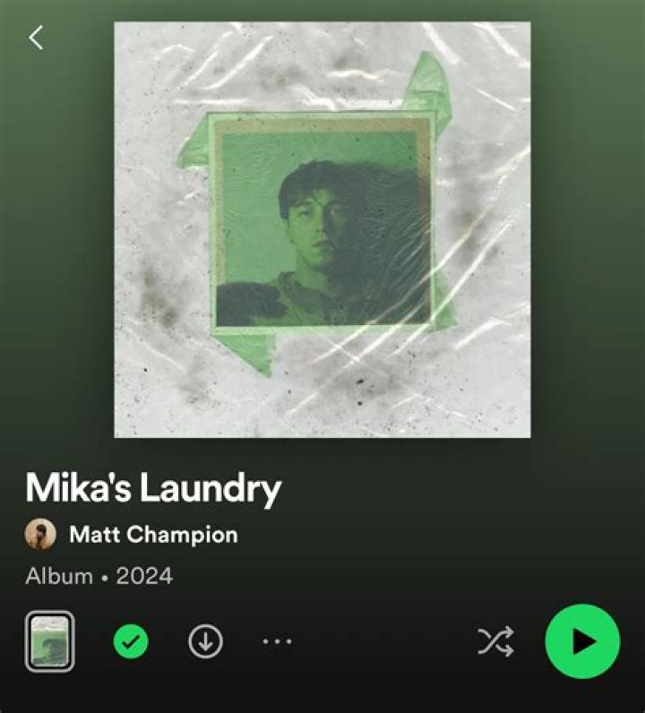 Matt has made the album from home in lockdown, and hopes his story will bring some light in troubling times.