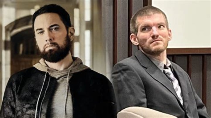 Matthew Hughes was pictured ringing Eminem's doorbell before reportedly breaking in