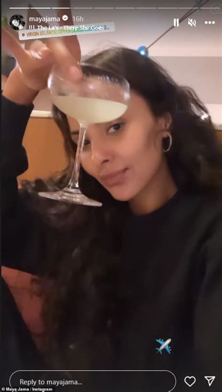 Maya Jama enjoyed a glass of wine with her BBC1 Save Our Summer co-stars