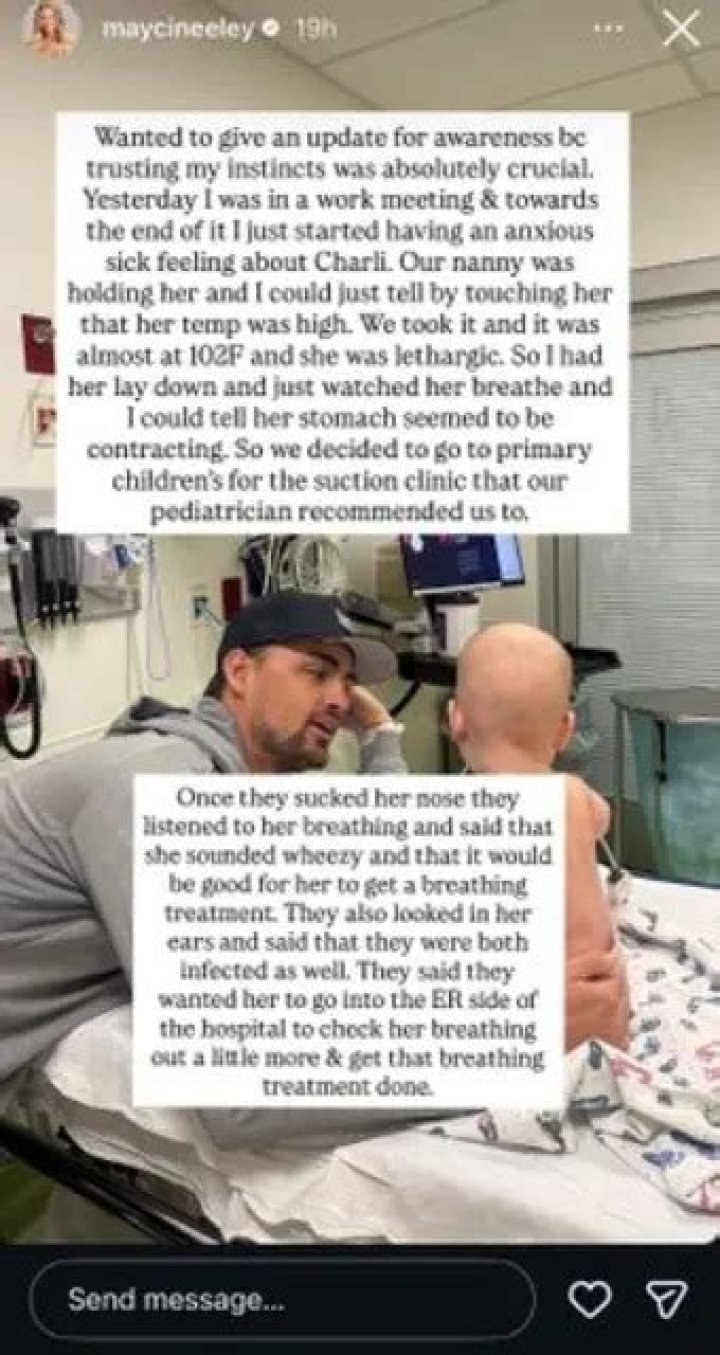 Mayci explained that she had to stay strong through the terrible time for her son
