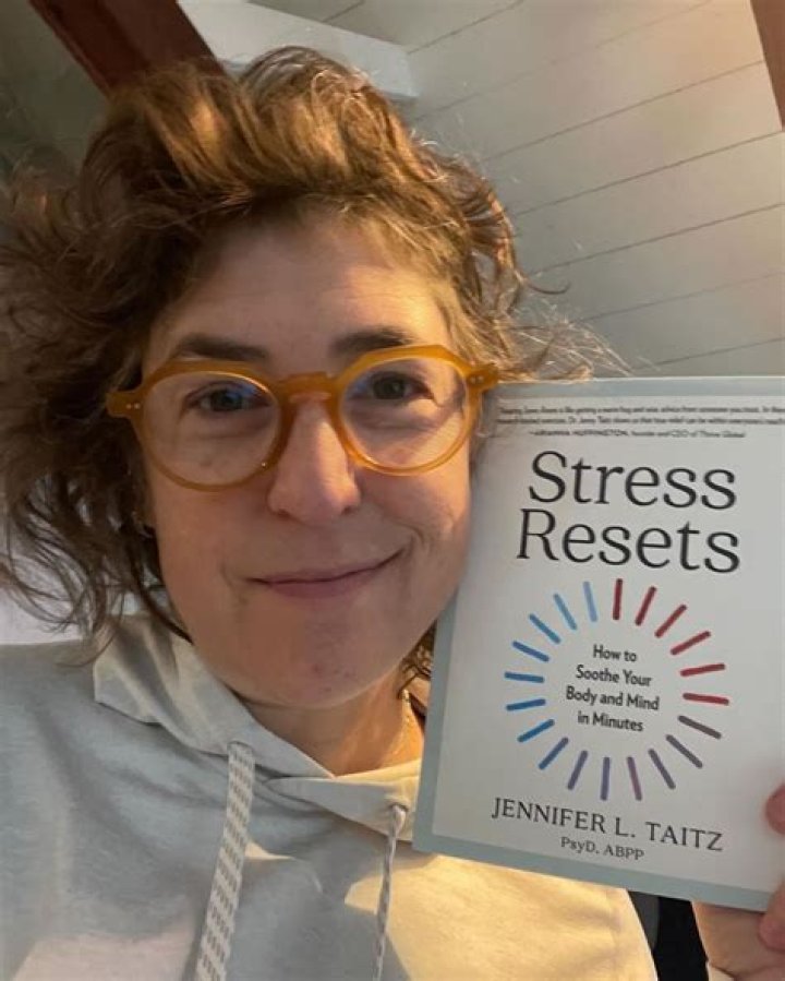 Mayim Bialik called the self-help book 'so helpful for managing stress and anxiety'