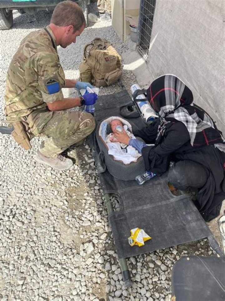 Medics worked tirelessly to try and treat the wounded in makeshift shelters