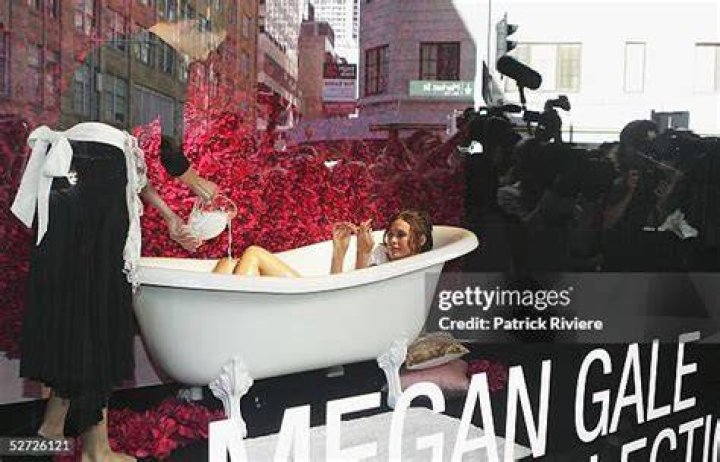 Megan in the bath