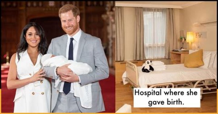 Meghan gave birth at the Spanish-themed Santa Barbara Cottage Hospital in California