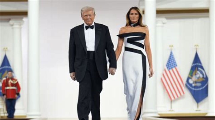  Melania unveiled the White House's elegant decorations for this year's patriotic 'The Spirit of America' theme