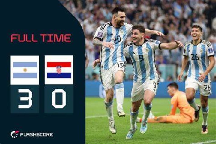 Messi scored a first-half hat-trick