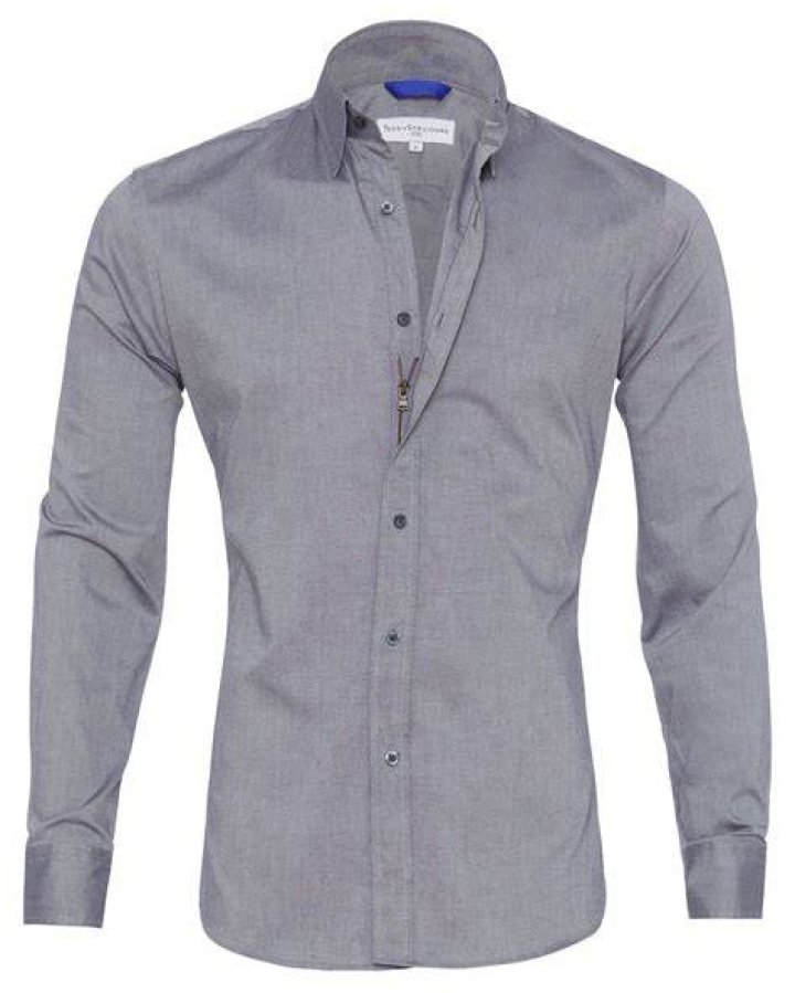 Metal Gray Oxford