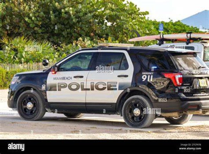  Miami Beach Police Department's photos also revealed baggies with white material