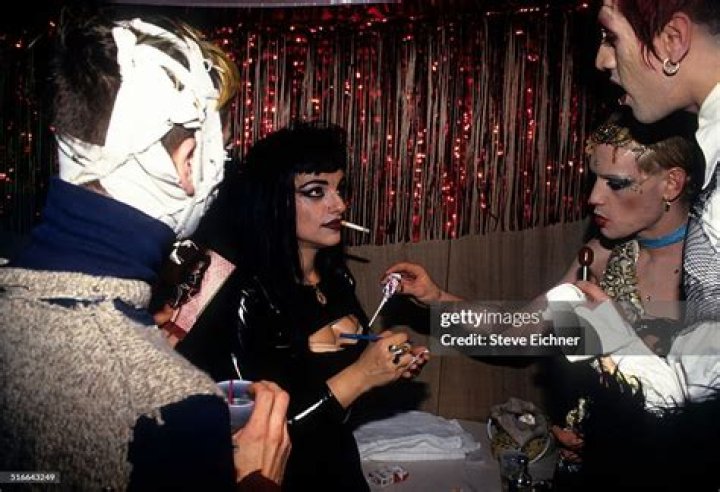 Michael Alig, Nina Hagen, and Richie Rich at Tunnel Club, New York, December 31, 1993.