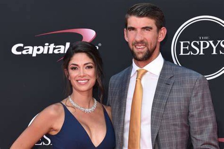 Michael Phelps, Nicole Phelps and Boomer Phelps