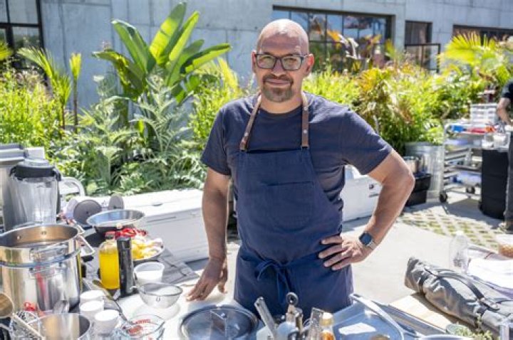 Michael Symon often shows photos of his grandkids on his social media