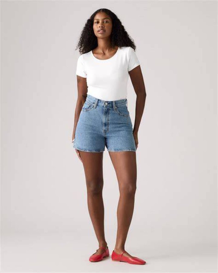 mid-thigh shorts