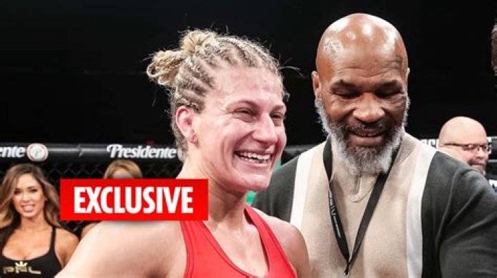 Mike Tyson handing PFL star Kayla Harrison a $1m winners cheque