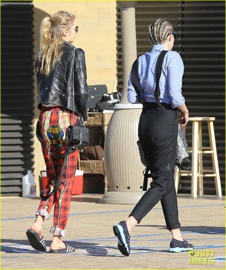 Miley Cyrus and Stella Maxwell