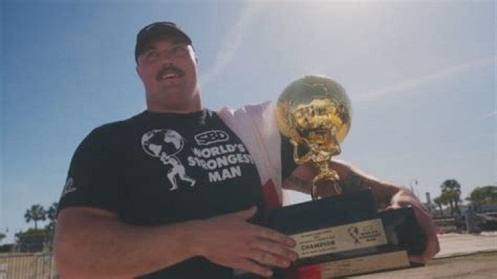 Mitchell Hooper became the first Canadian to win the World's Strongest Man competition in 2023
