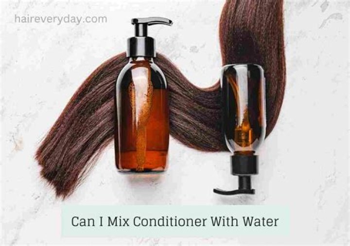 Mix conditioner with water and scrunch through damp hair before leaving it to dry naturally, use the hair food coconut by Garnier, &pound;3.49 at Boots