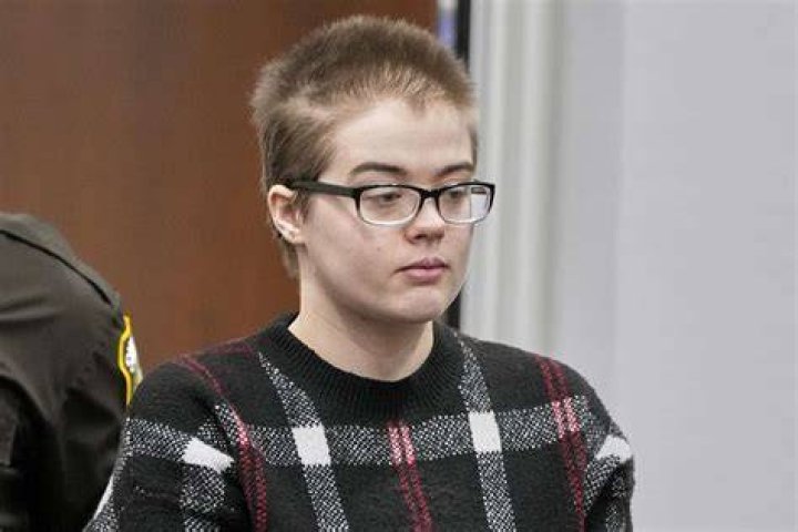 Morgan Geyser is seen in court in 2017